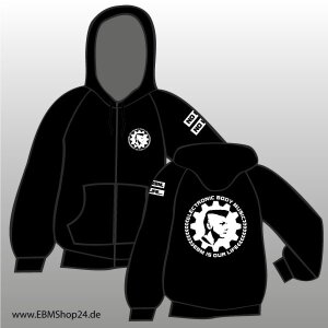 Hooded - Zipper -  EBM IS OUR LIFE 3XL