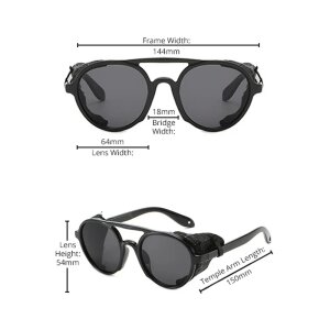 Sonnenbrille Front Typ 2 - Black